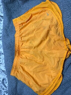 Nike Orange Dri-FIT Athletic Shorts